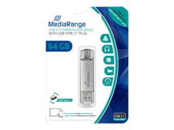 MEDIARANGE combo - USB-Flash-Laufwerk - 64 GB