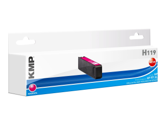 KMP H119 - 106 ml - Hohe Ergiebigkeit - Magenta - kompatibel - Box - Tintenpatrone (Alternative zu HP 971XL, HP CN627AE)