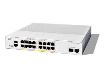 Cisco Catalyst 1300-16P-2G - Switch - L3 - managed - 16 x 101001000 (PoE+)