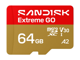 SanDisk Extreme Go - Flash-Speicherkarte - 64