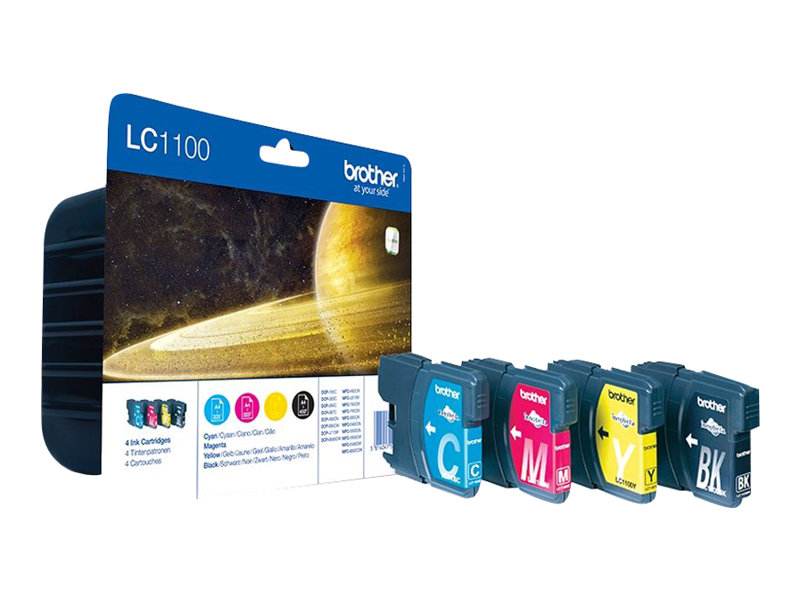 Brother LC1100 Value Pack - 4er-Pack - Schwarz, Gelb, Cyan, Magenta
