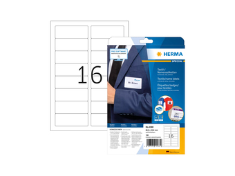 HERMA 4588 - Weiß - Abgerundetes Rechteck - Entfernbar - A4 - Universal - Seide