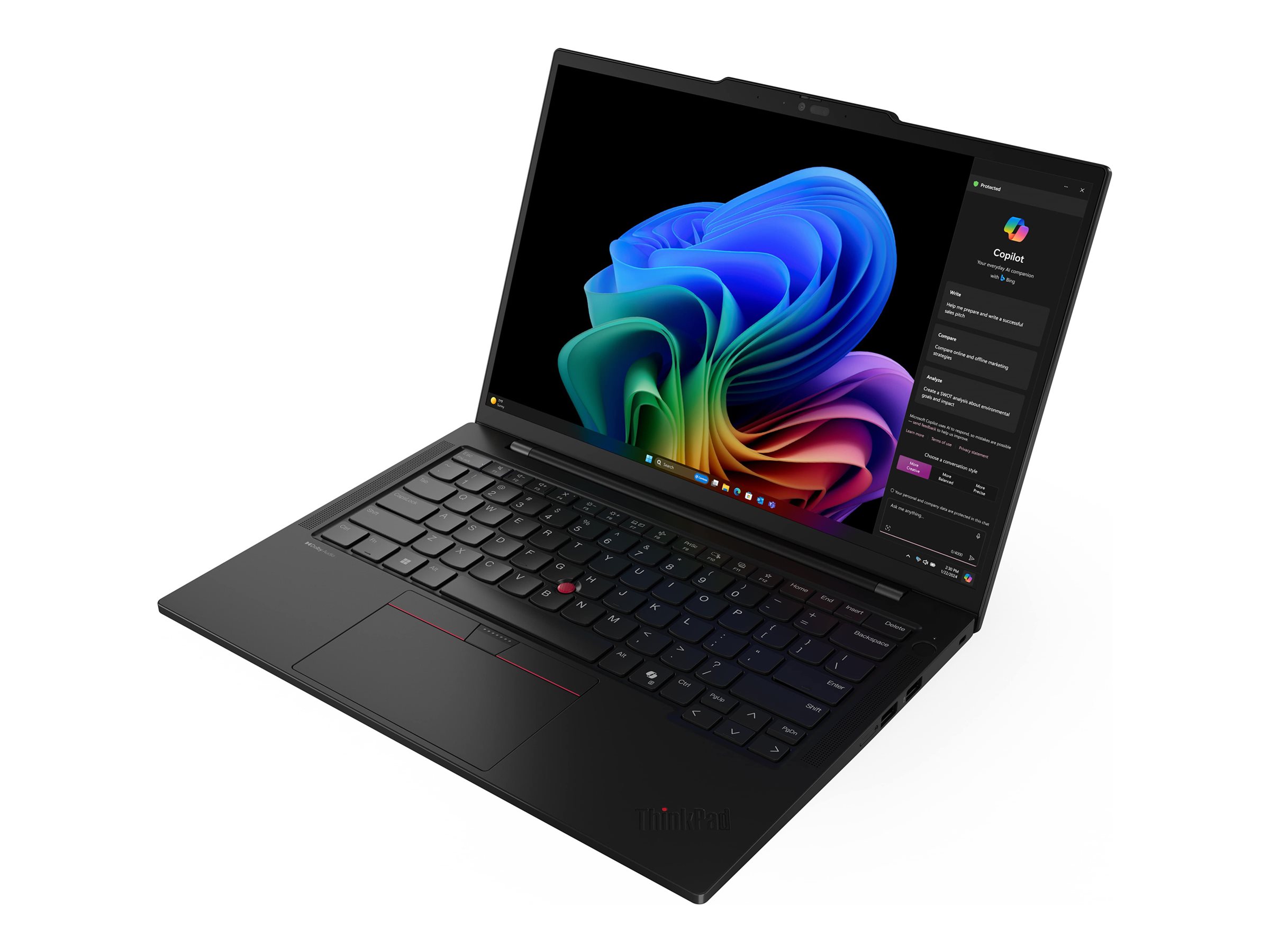 Lenovo ThinkPad T14s Gen 6 21M2 - 180°-Scharnierdesign - AMD Ryzen AI 7 PRO 360  2 GHz - kein Betriebssystem - Radeon 880M - 32 GB RAM - 1 TB SSD TCG Opal Encryption, Performance - 35.6 cm (14")