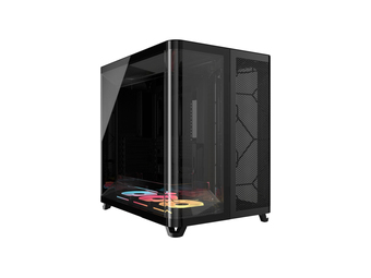 Corsair Air 5400 LX-R LINK Tempered Glass Mid-Tower Black - Tower - ATX