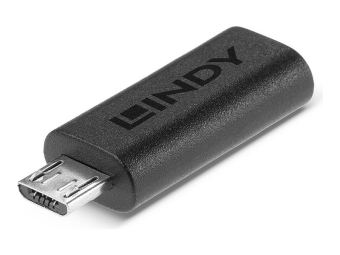 Lindy USB-Adapter - 24 pin USB-C (W) zu Micro-USB Type B (M)