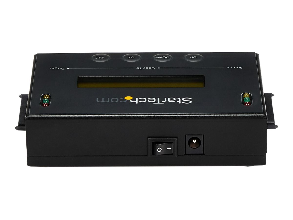 StarTech.com 2,5  3,5 SATA  SSD Festplatten Duplikator  Eraser - Festplatten Kopierstation mit 14 GBs Duplizier-Geschwindigkeit - Festplattenduplikator - 2 Schächte (SATA-600)