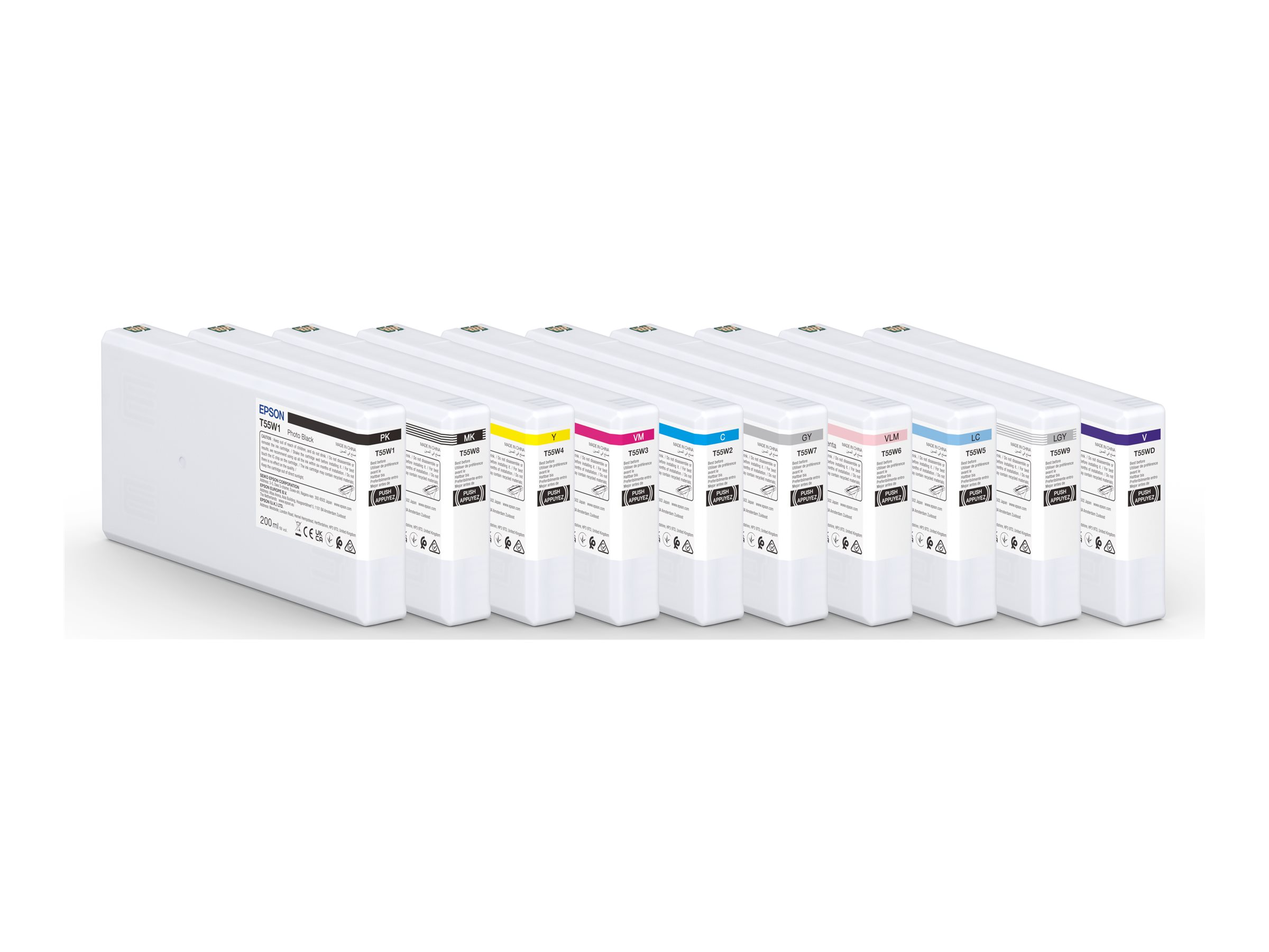 Epson T55W7 - 200 ml - Grau - original - Tintenpatrone