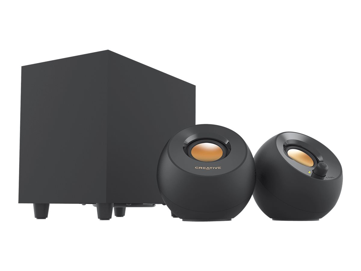 Creative Labs Creative Pebble Plus - Lautsprechersystem - für PC - 2.1-Kanal - 8 Watt (Gesamt)