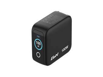 Verbatim Mini GaN Charger 3 Port 100W w Display EUUKUS - Ladegerät