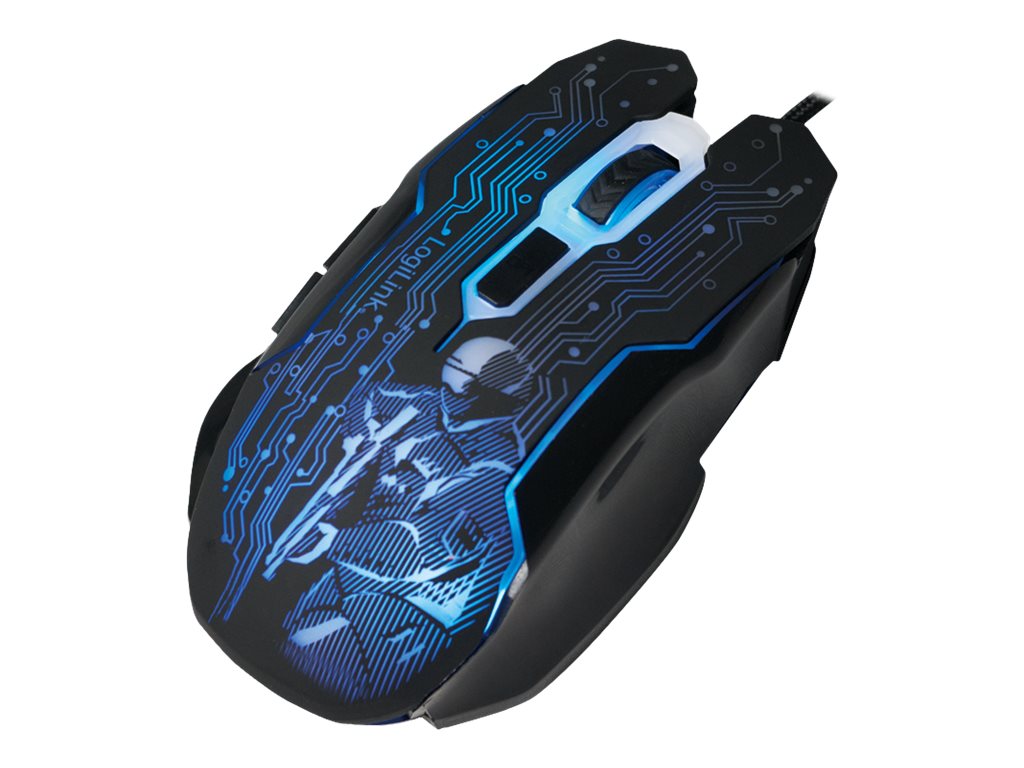 LogiLink Gaming - Maus - optisch - 6 Tasten