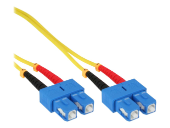 InLine LWL Duplex Kabel - SCSC - 9125µm - OS2 - 0,5m