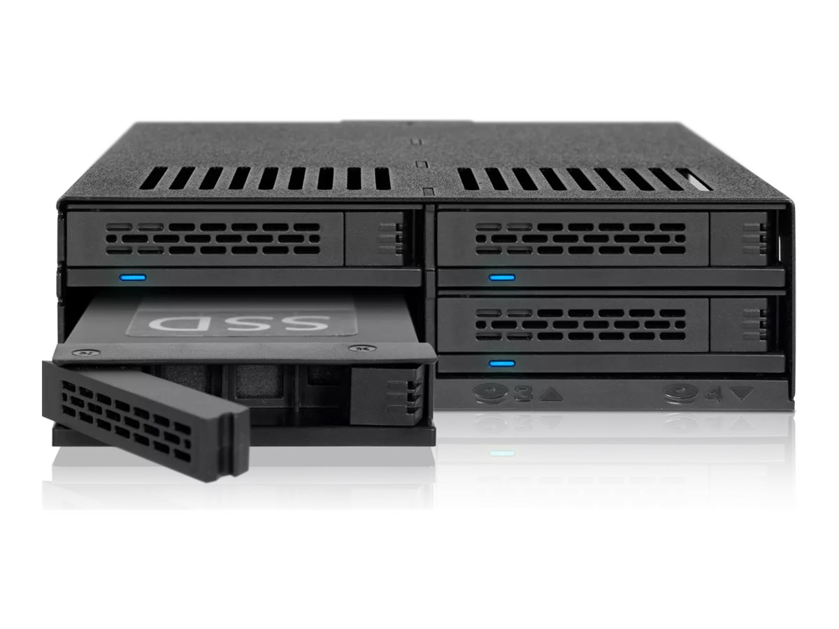 Icy Dock ExpressCage MB324SP-B - Gehäuse für Speicherlaufwerke mit Lüfter - 2.5" (6.4 cm)