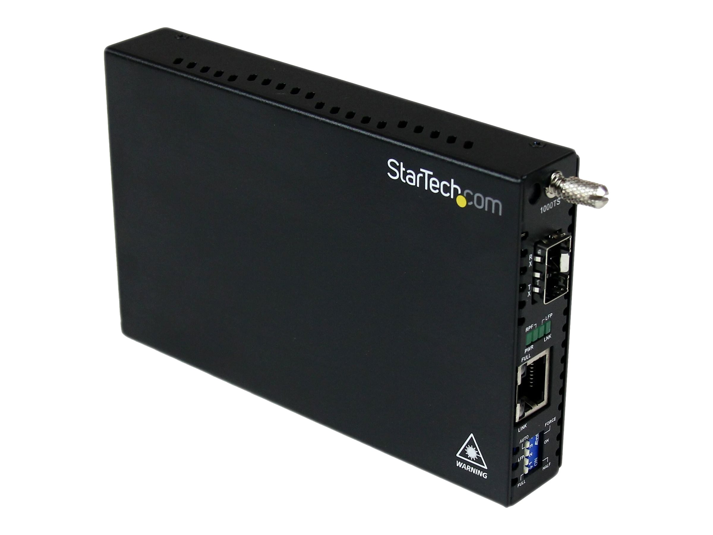 StarTech.com Gigabit Ethernet LWL  Glasfaser Medienkonverter mit SFP - 1000 Mbits Multimode Gigabit Ethernet Medienkonverter - Medienkonverter - 1GbE - 1000Base-SX, 100Base-LX, 1000Base-T - RJ-45  SFP (mini-GBIC)