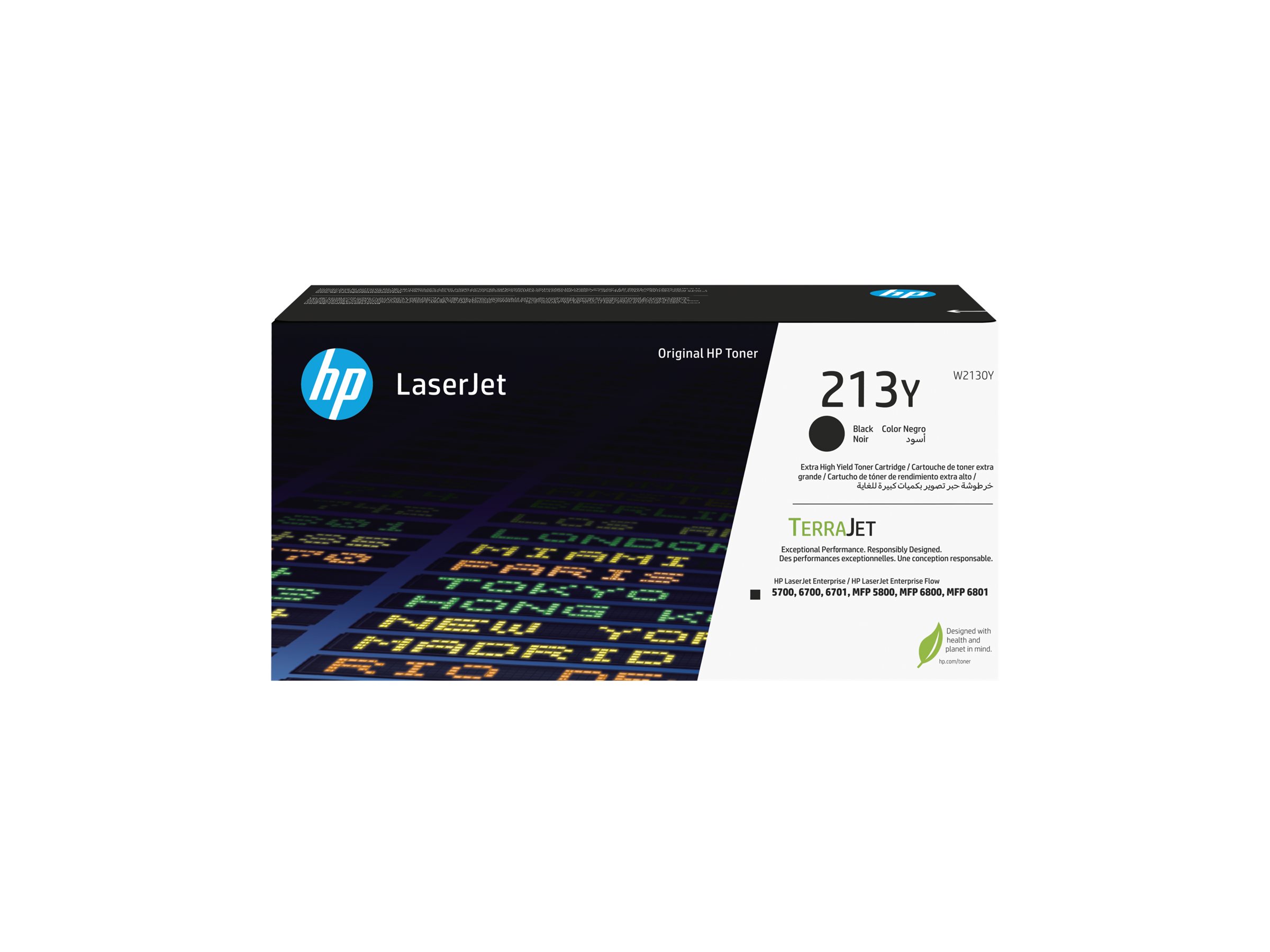 HP 213Y - Besonders hohe Ergiebigkeit - Schwarz - original - LaserJet - Tonerpatrone (W2130Y)