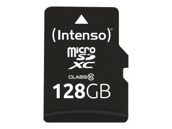 Intenso Flash-Speicherkarte (microSDXC-an-SD-Adapter inbegriffen)