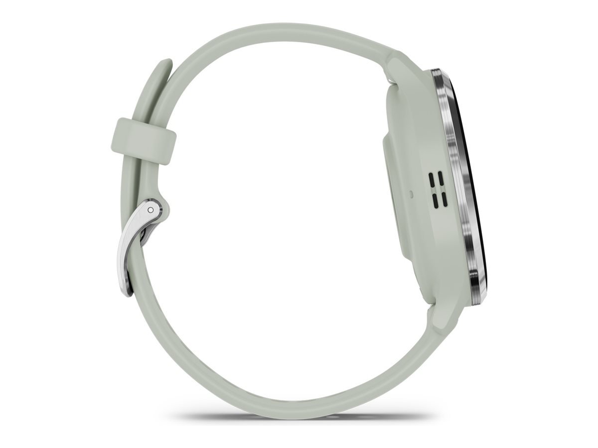 Garmin Venu 3S - 41 mm - Sage Gray - intelligente Uhr mit Band - Silikon - Handgelenkgröße 110-175 mm - Anzeige 3.04 cm (1.2")