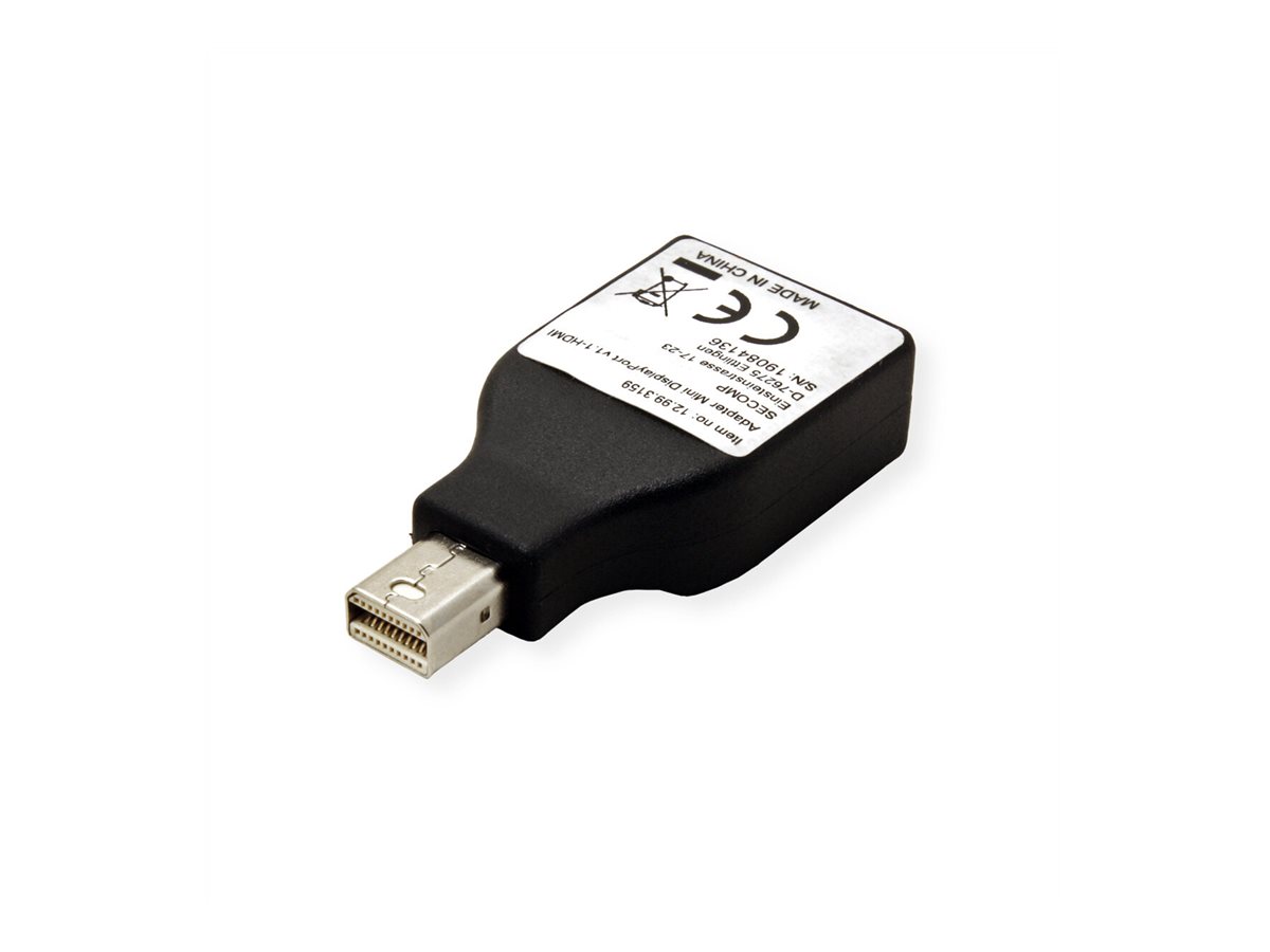 VALUE Videoadapter - Mini DisplayPort männlich zu HDMI weiblich