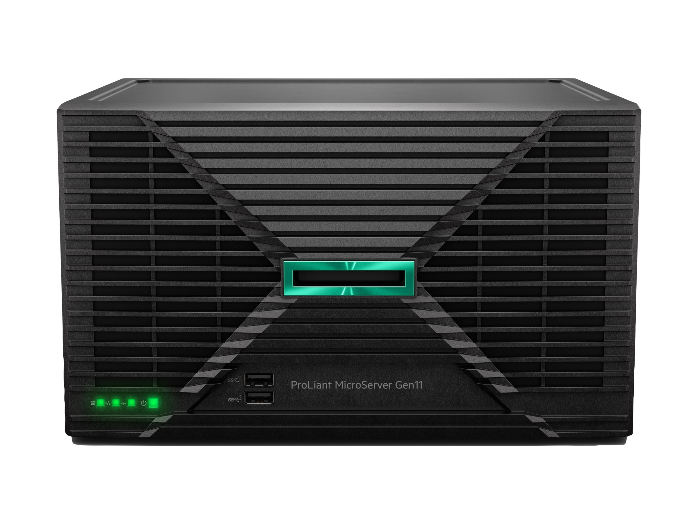 HPE ProLiant MicroServer Gen11 - Server - Ultra-Micro-Tower - 1-Weg - 1 x Xeon 6325P  3.5 GHz - RAM 32 GB - SATA - nicht Hot-Swap-fähig 8.9 cm (3.5")