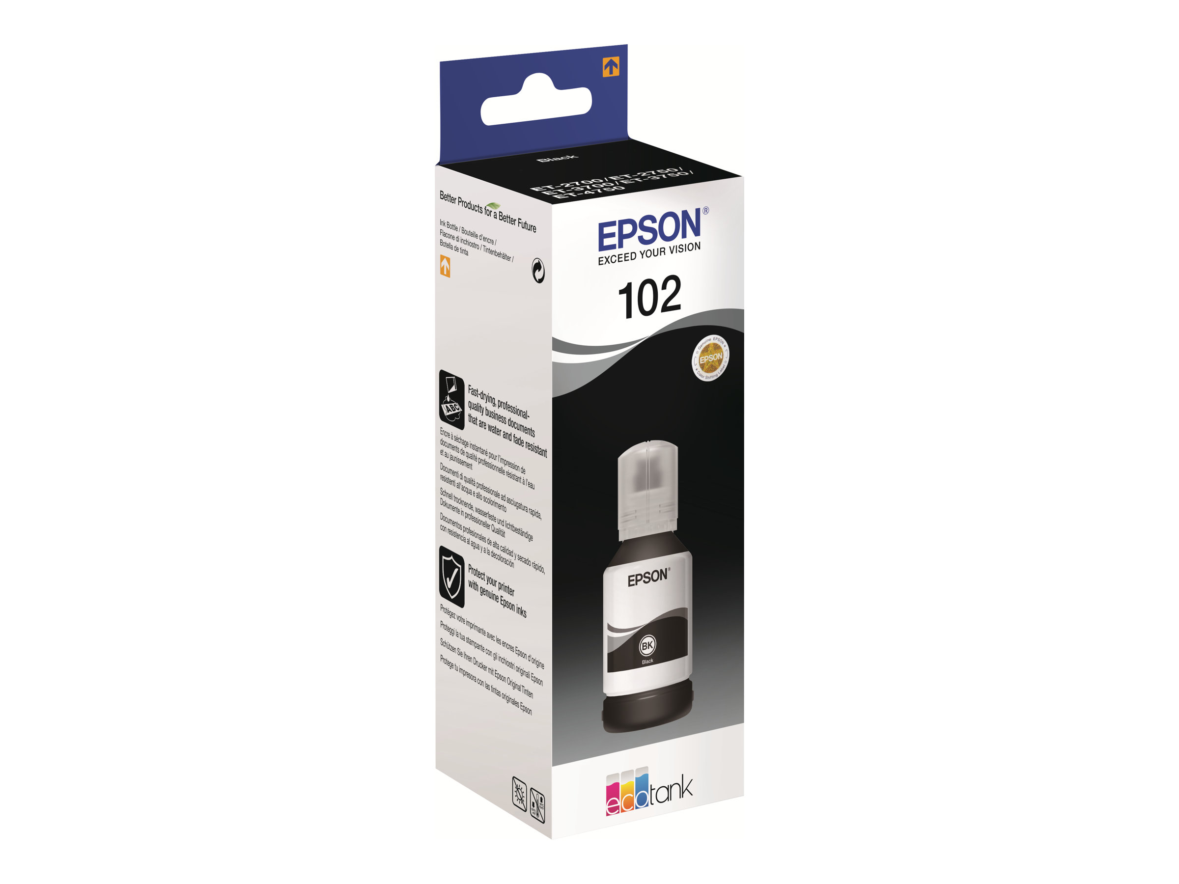 Epson 102 - 127 ml - Schwarz - original - Tintenbehälter