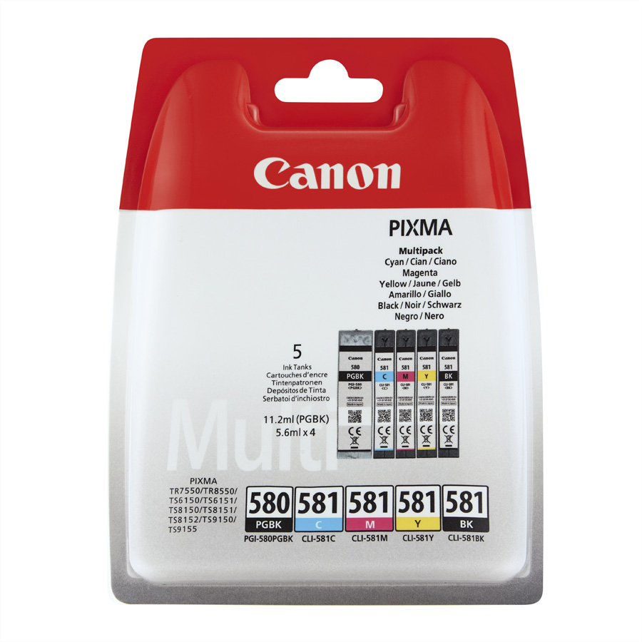Canon PGI-580CLI-581 PGBKCMYBK Multi Pack