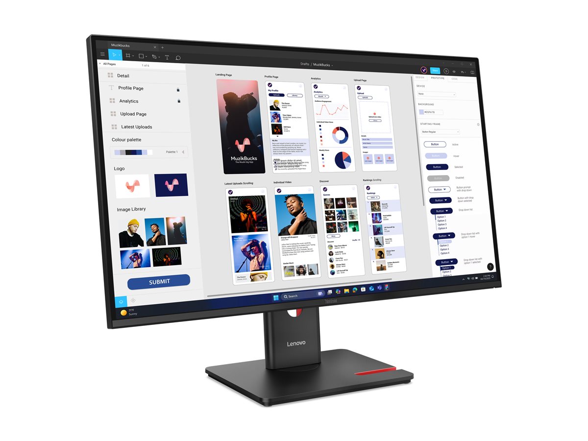 Lenovo ThinkVision T32UD-40 - LED-Monitor - 81.3 cm (32")