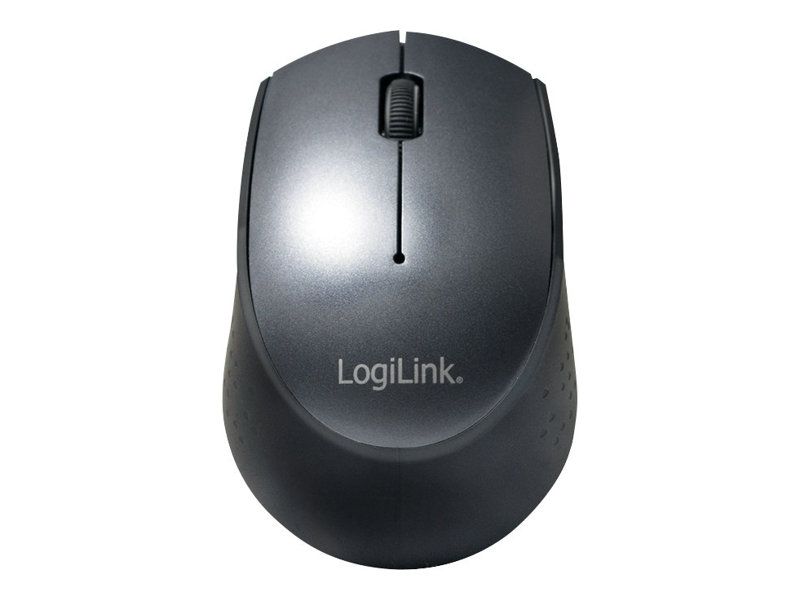 LogiLink Maus - optisch - 3 Tasten - kabellos - 2.4 GHz - kabelloser Empfänger (USB)