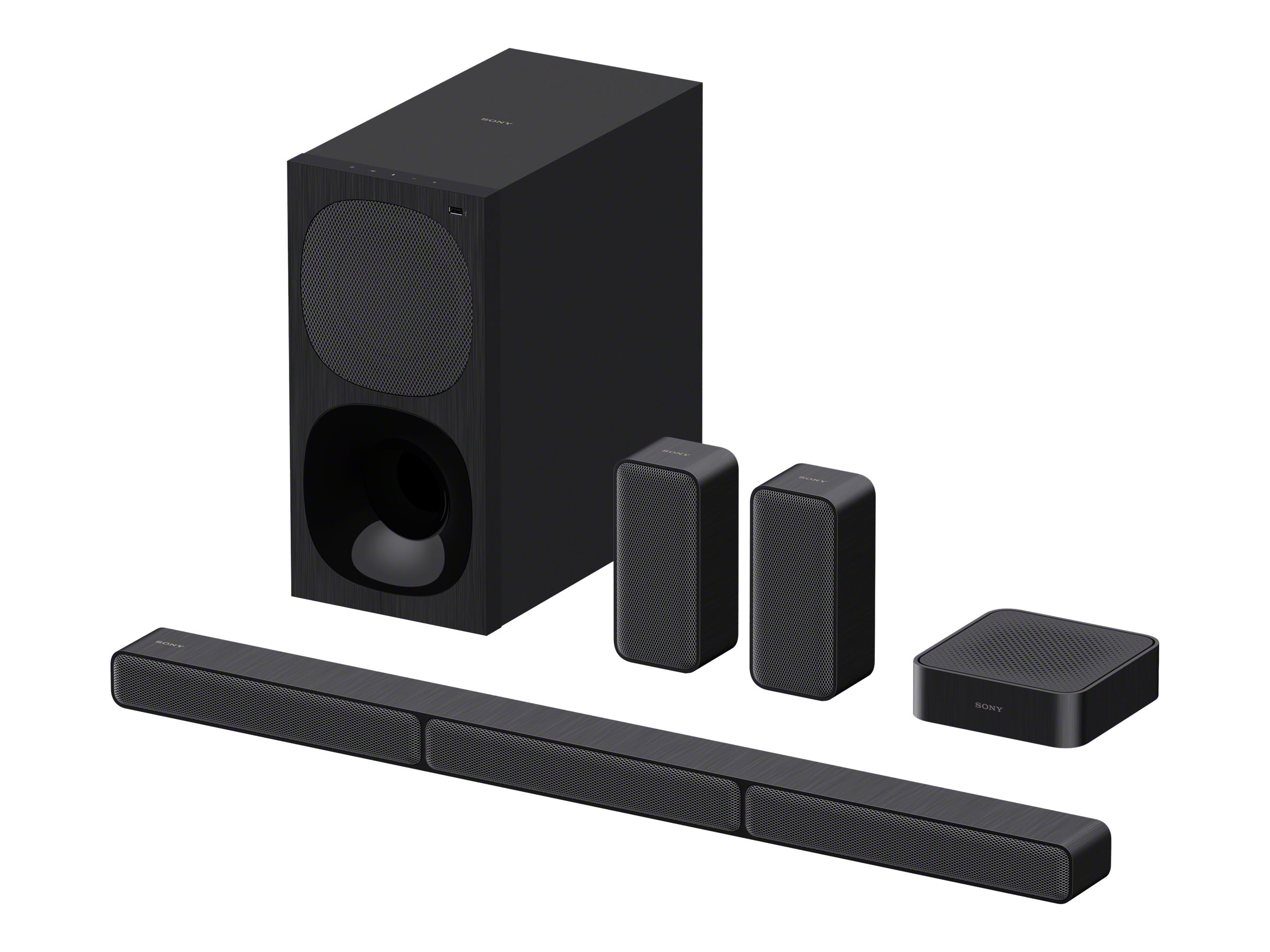 Sony HT-S40R - Soundleistensystem - für Heimkino - 5.1-Kanal - kabellos - Bluetooth - 600 Watt (Gesamt)