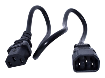 Zebra Stromkabel - power IEC 60320 C13 zu IEC 60320 C14