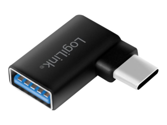 LogiLink USB-Adapter - 24 pin USB-C (M) gewinkelt zu USB (W)