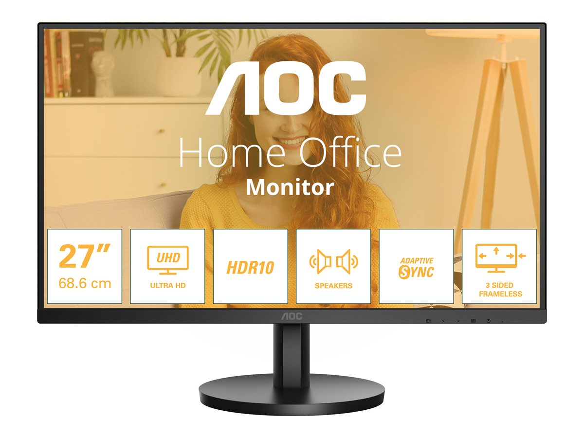 AOC U27B3A - LED-Monitor - 69 cm (27") - 3840 x 2160 4K UHD (2160p)