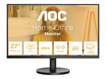 AOC U27B3A - LED-Monitor - 69 cm (27") - 3840 x 2160 4K UHD (2160p)