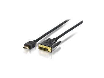 Equip Video-  Audiokabel - HDMI (M) zu DVI-D (M)