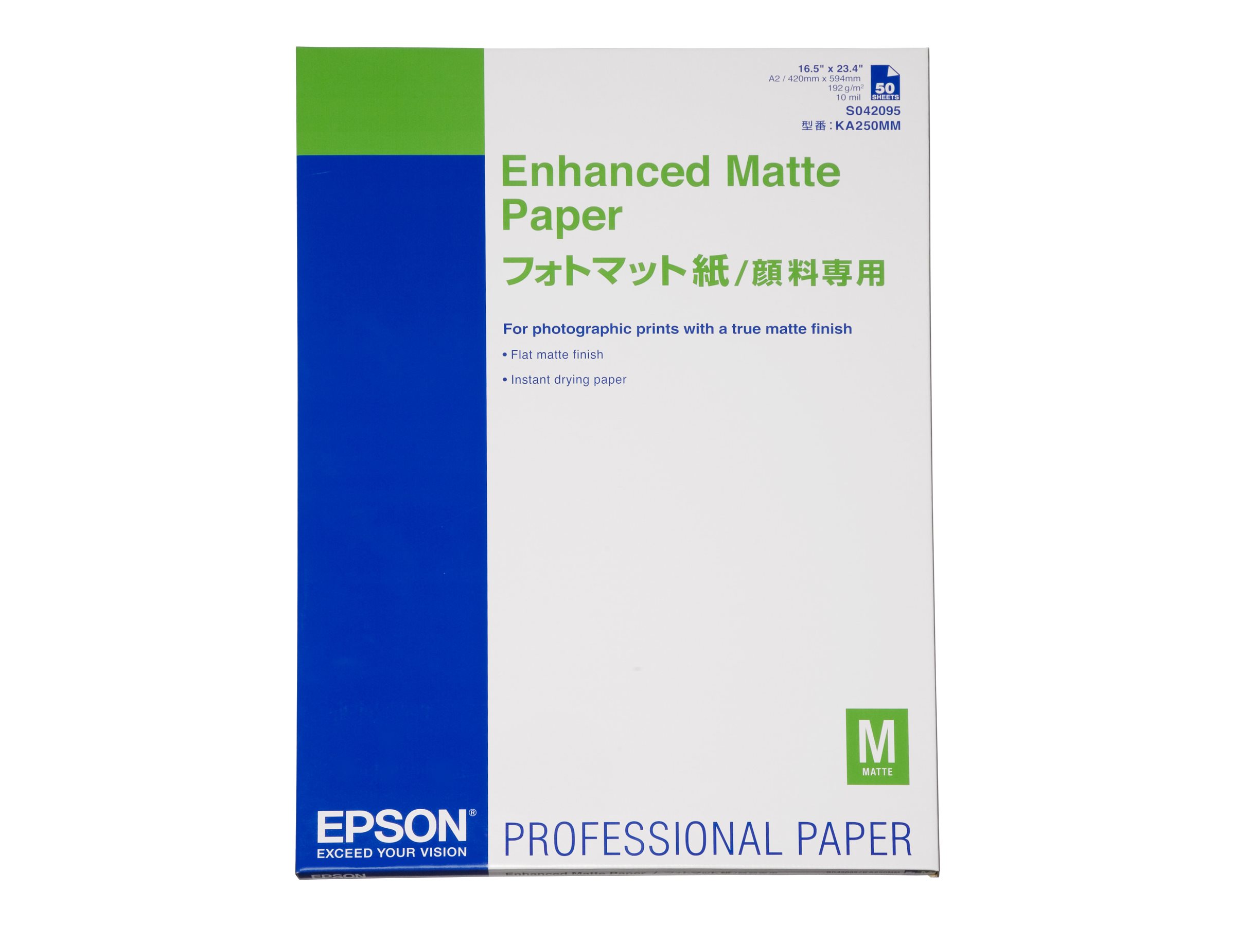 Epson Enhanced Matte - Matt - 260 Mikron - A2 (420 x 594 mm)