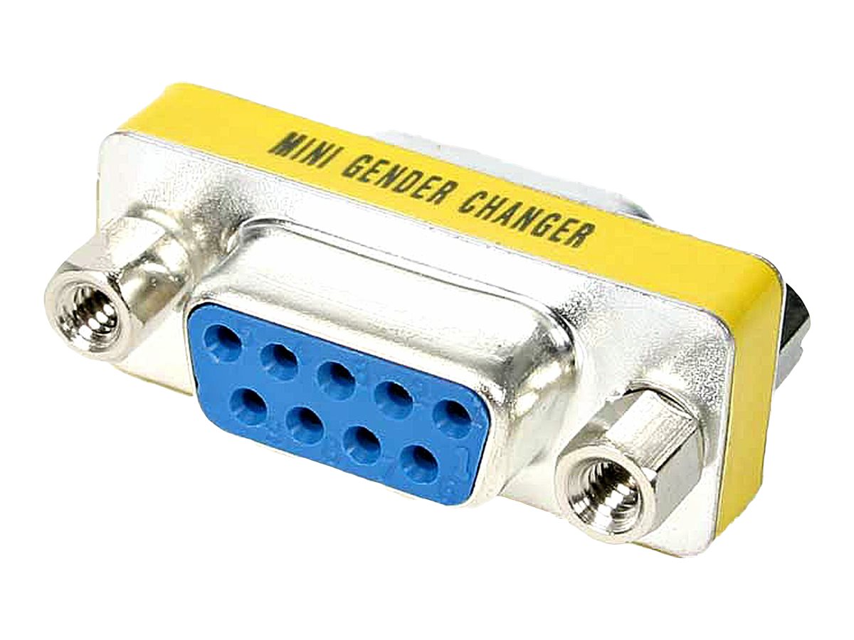 StarTech.com Slimline DB9 serieller Gender Changer - BuBu - Serieller Gender Changer - DB-9 (W)