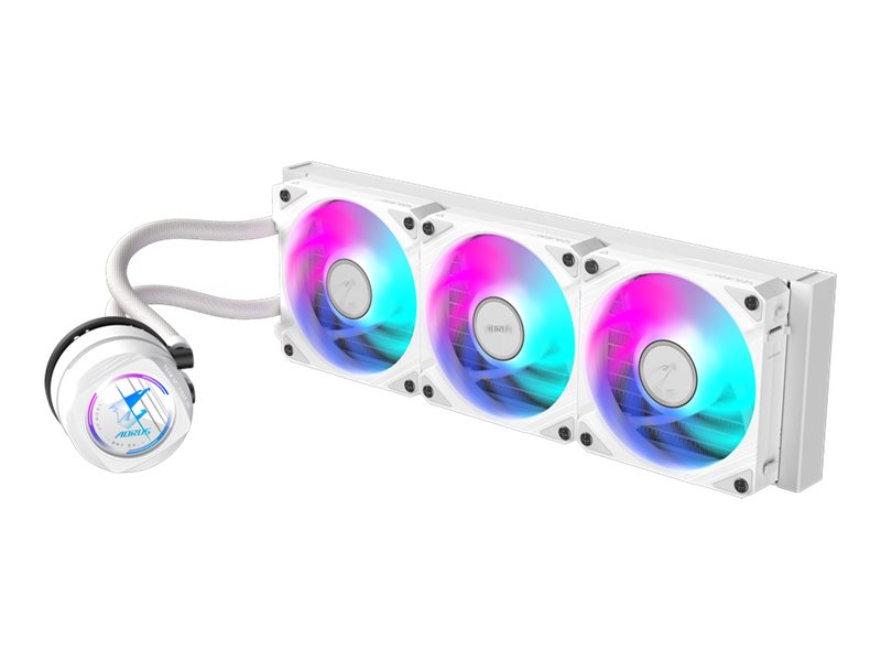 Gigabyte AORUS WATERFORCE II 360 ICE - Prozessor-Flüssigkeitskühlsystem - (für LGA115x Socket, LGA1200, LGA1700, LGA1851, AM4, AM5)