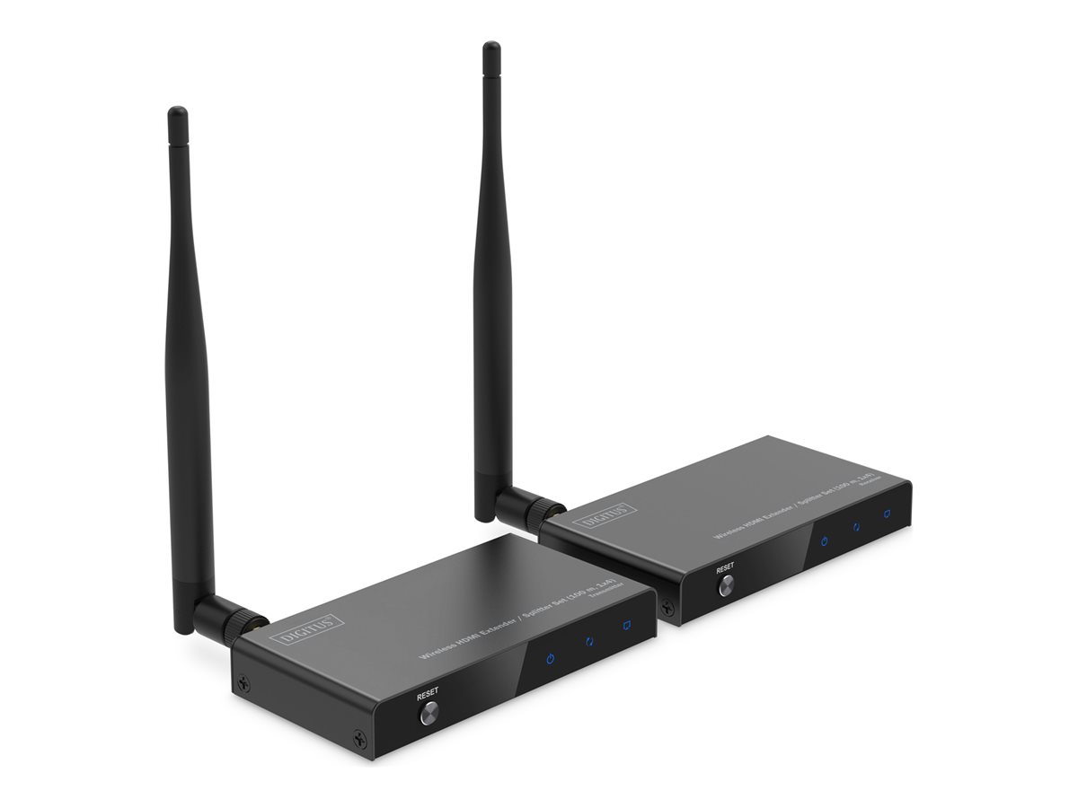 DIGITUS Wireless HDMI Extender  Splitter Set (100 m, 1x4)