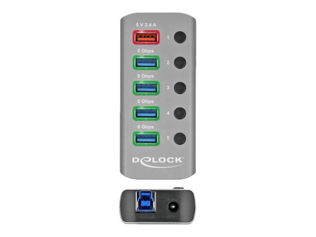 Delock Hub - 4 x USB 3.2 Gen 1 - Desktop