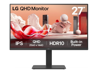 LG 27BA54QB-B - LCD-Monitor - 68.5 cm (27") - 2560 x 1440 QHD @ 75 Hz