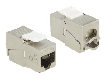 Delock Keystone module - Modulare Eingabe - CAT 6a - STP - RJ-45 (Packung mit 24)