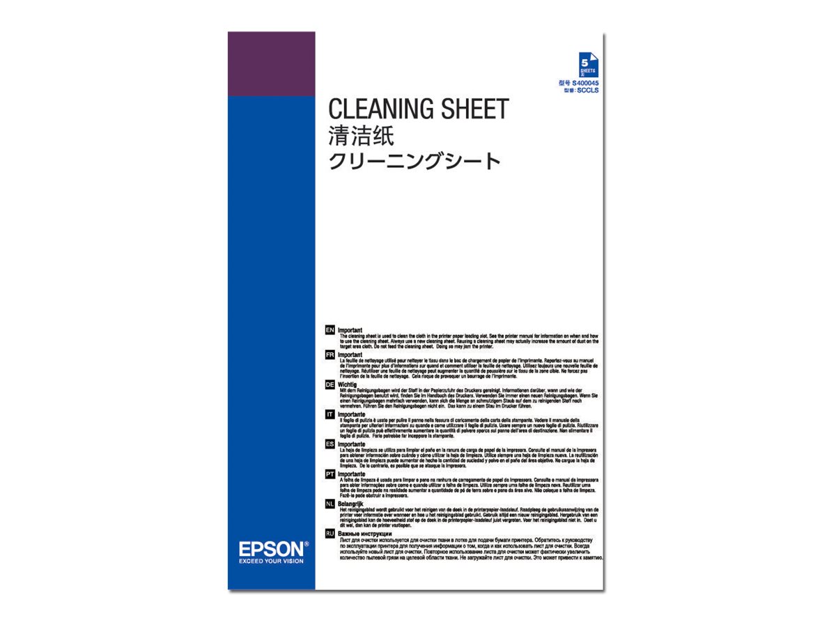 Epson Cleaning Sheets - Reinigungsblätter - für