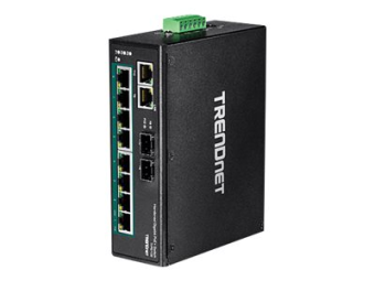 TRENDnet TI-PG102 - Switch - unmanaged - 8 x 101001000 (PoE+)