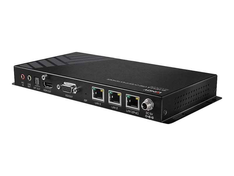 Lindy 4K HDMI & USB Over IP Extender - Receiver