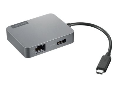 Lenovo USB-C Travel Gen2 - Hub - 1 x VGA + 1 x HDMI + 1 x 1Gb Ethernet + 1 x SuperSpeed USB
