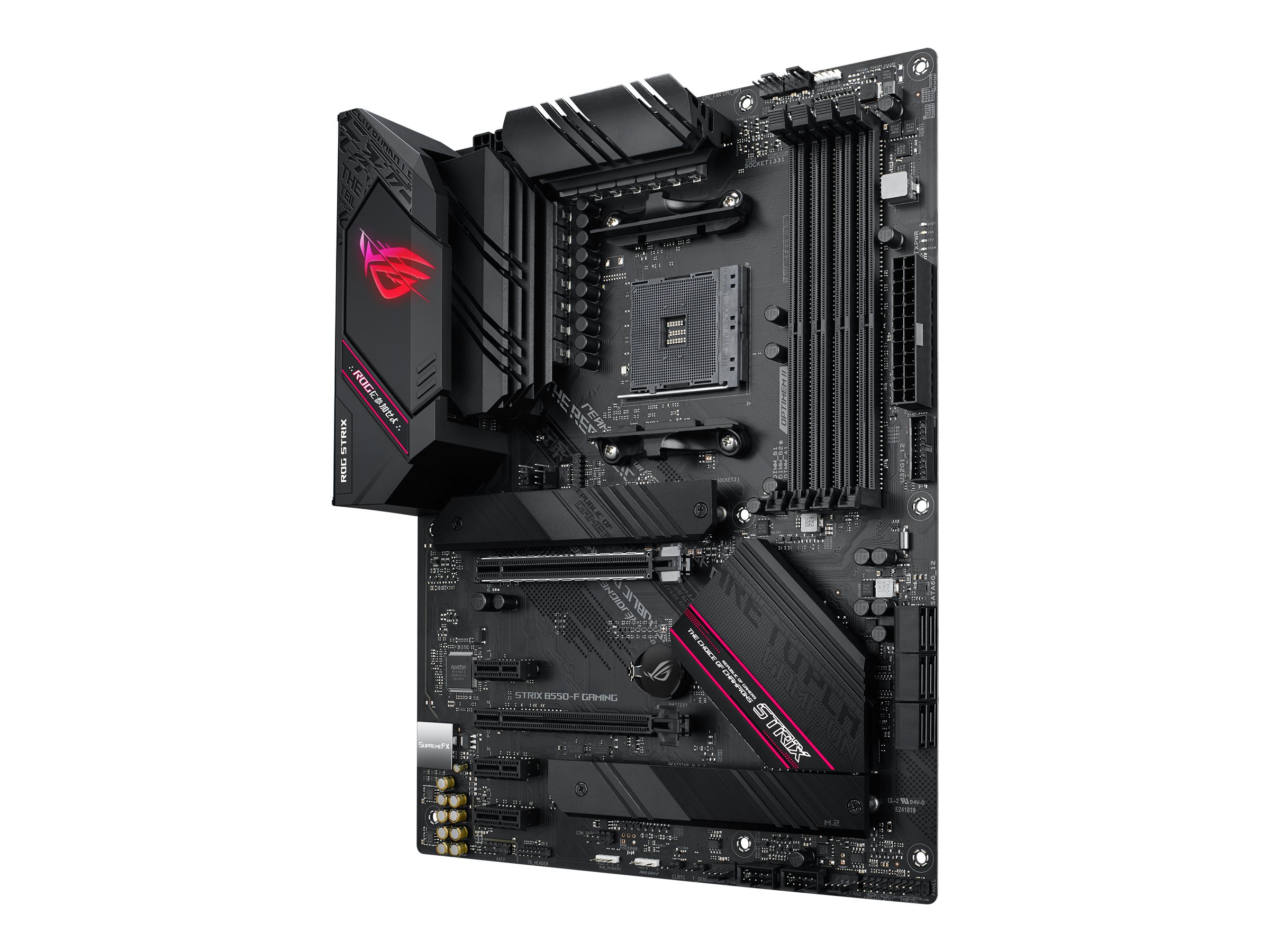 ASUS ROG STRIX B550-F GAMING - Motherboard - ATX - Socket AM4 - AMD B550 Chipsatz - USB-C Gen2, USB 3.2 Gen 1, USB 3.2 Gen 2 - 2.5 Gigabit LAN - Onboard-Grafik (CPU erforderlich)