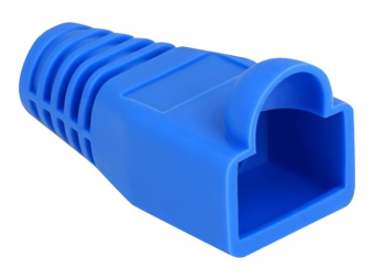 Delock Strain relief for RJ45 plug - Netzwerkkabel-Knickschutz - Blau (Packung mit 20)