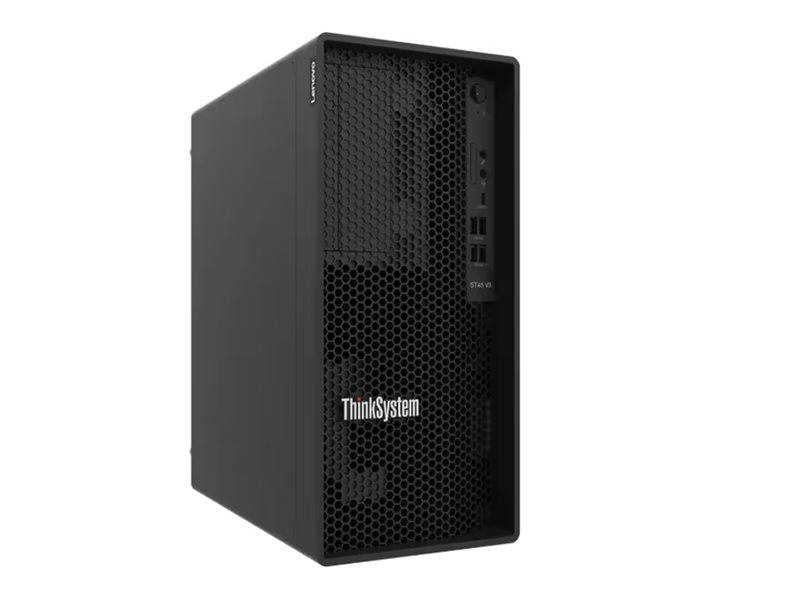 Lenovo ThinkSystem ST45 V3 7DH5 - Server - Tower - 1-Weg - 1 x EPYC 4244P  3.8 GHz - RAM 16 GB - nicht Hot-Swap-fähig 8.9 cm (3.5")