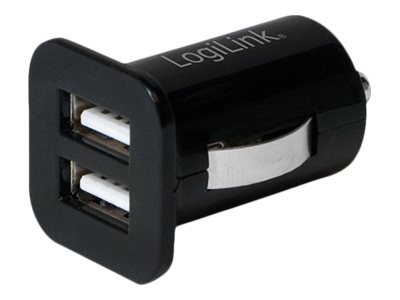 LogiLink Auto-Netzteil - 10.5 Watt - 2.1 A - 2 Ausgabeanschlussstellen (2 x USB)