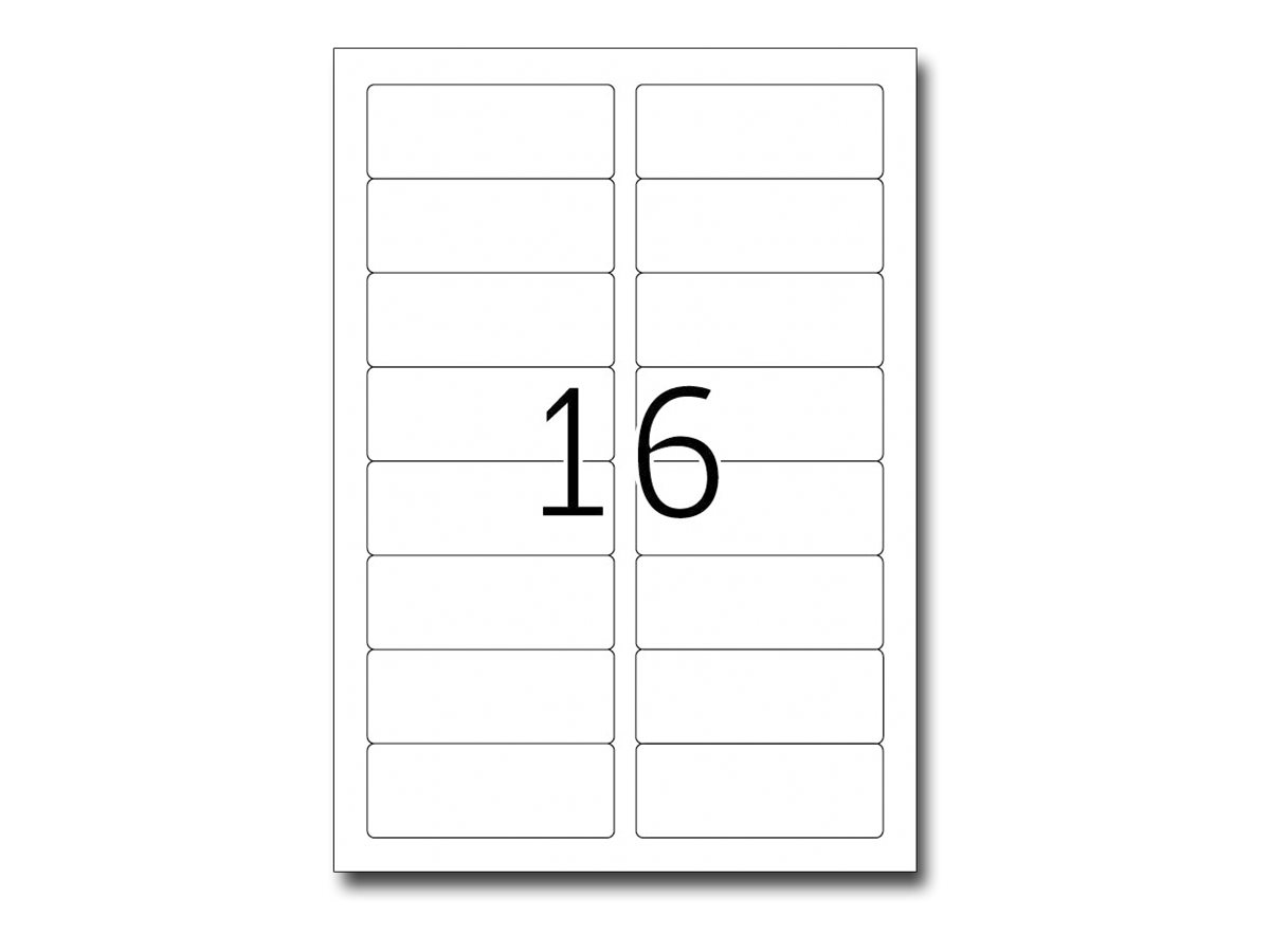 HERMA Special - Papier - matt - selbstklebend, entfernbarer Klebstoff - weiß - 88.9 x 33.8 mm 400 Etikett(en) (25 Bogen x 16)