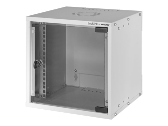 LogiLink SOHO - Schrank Netzwerkschrank - geeignet für Wandmontage - Hellgrau, RAL 7035 - 6U - 25.4 cm (10")