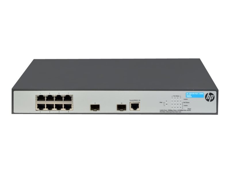 HPE 1920-8G-PoE+ - Switch - L3 - managed - 8 x 101001000 (PoE+)